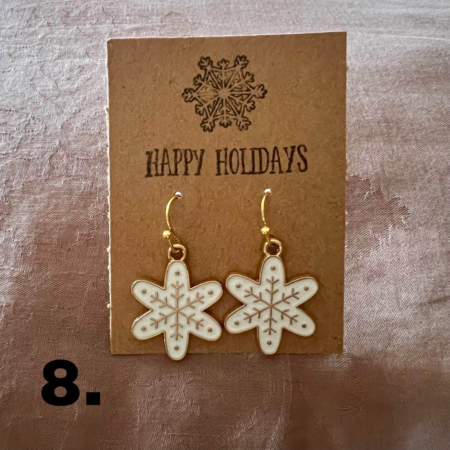 Gingerbread Christmas Earrings