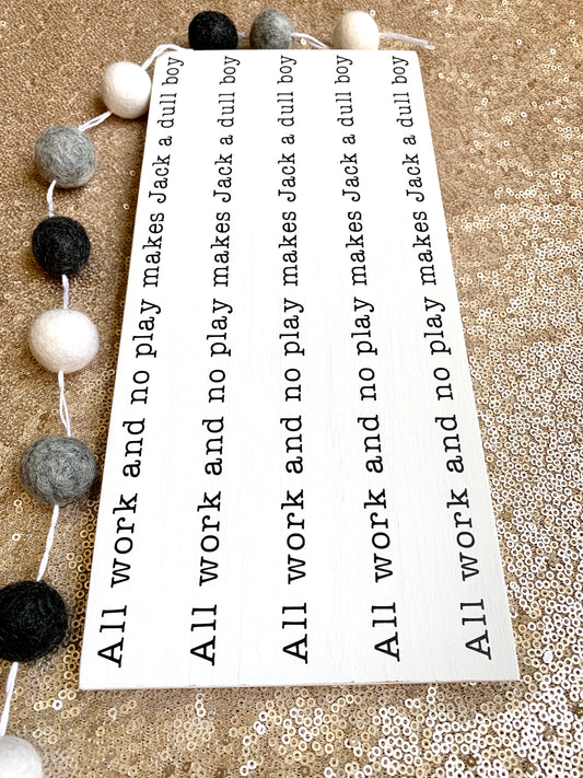 Shining Wood Sign * Made to Order