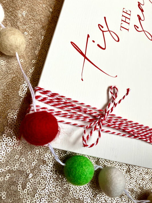 Tis the Season Wood Sign * Made to Order