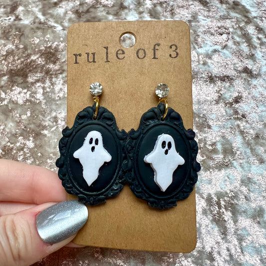 Framed Ghost Dangles * Made to Order