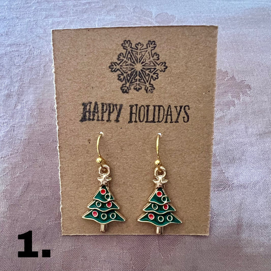 Classic Christmas Earrings