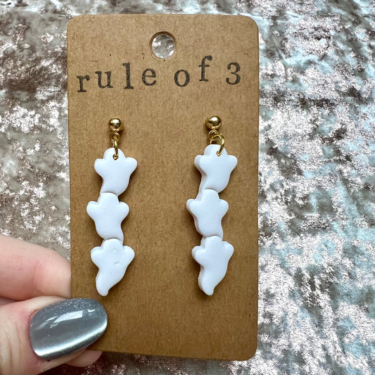 Trio Ghost Dangles * Made to Order