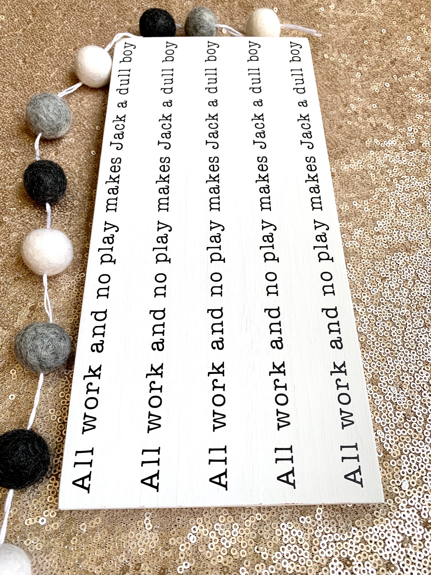 Shining Wood Sign * Made to Order