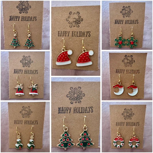 Classic Christmas Earrings