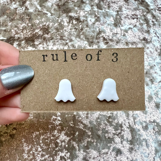 Ghost Studs * Made to Order