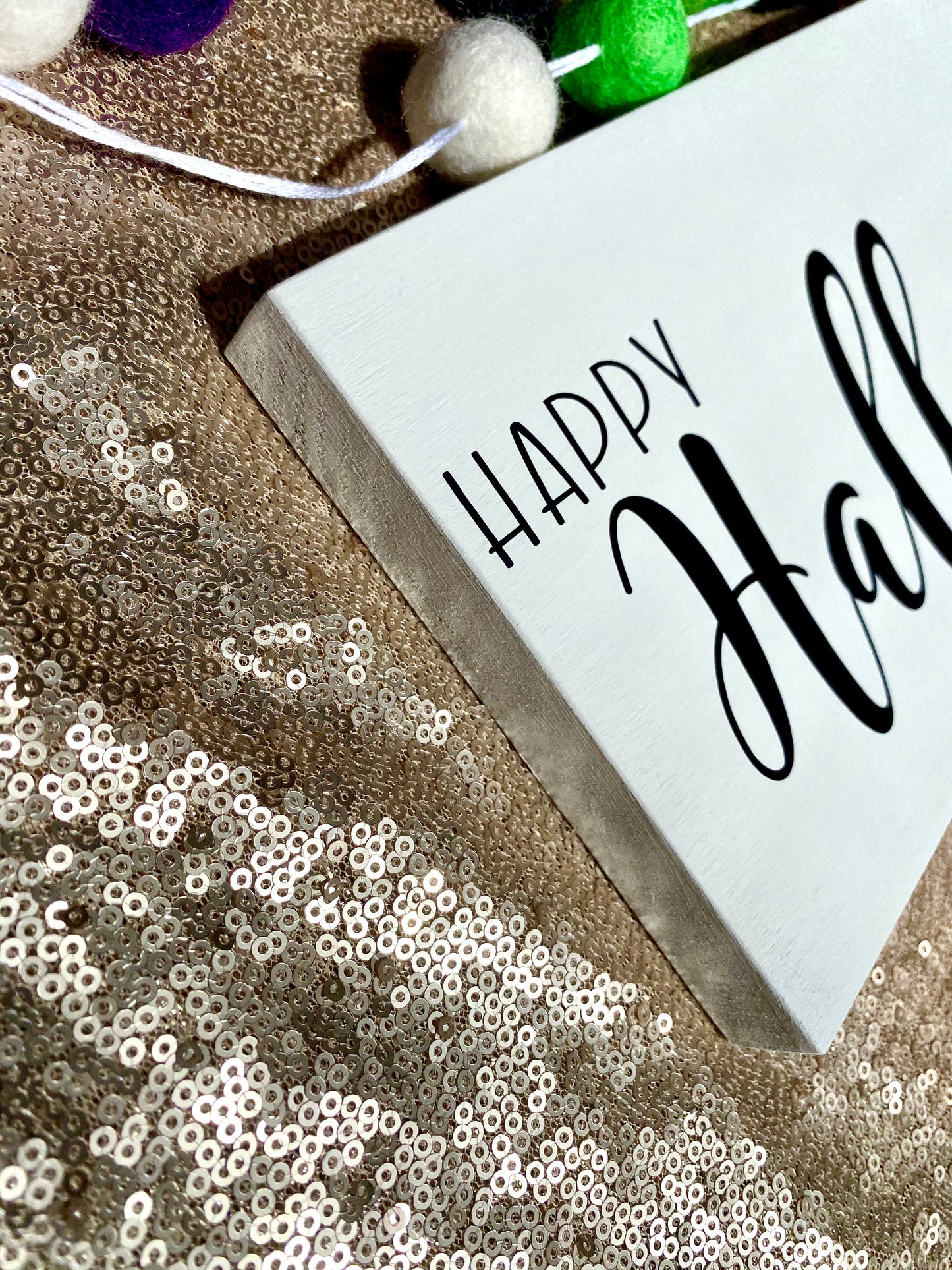 Happy Halloween Wood Sign * Made to Order