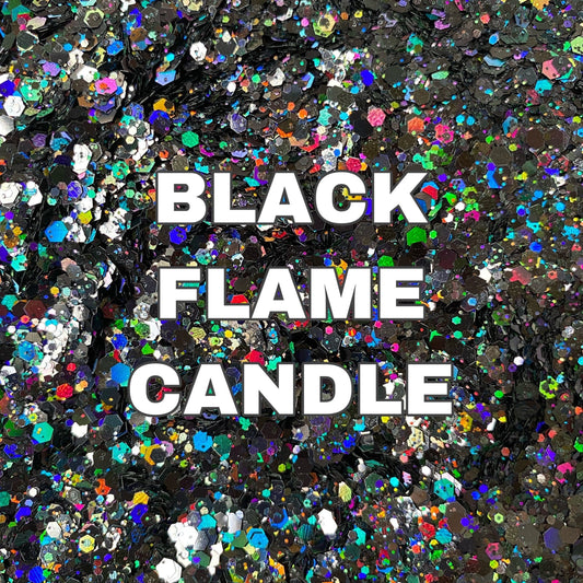 Black Flame Candle